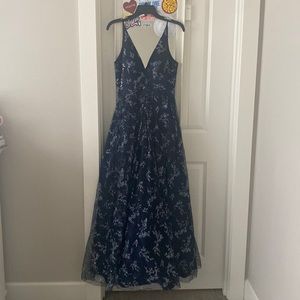 Sparkly Royal Blue Dress, worn twice and tailored to fit my measurements.